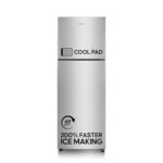 Haier 240L 2 Star Frost Free Top Mount Double Door Refrigerator|Cool Pad|200% Faster Ice Making In 49 Minutes (Hef-252Egs-P, Moon Silver)