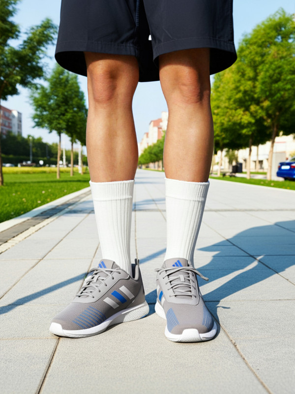 Adidas Fuseo M Running Shoes For Men(Grey , 11)