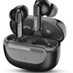 Noise Buds Uno, 40Hrs Playtime, Quad Mic With Enc, Premium Leather Accent, Dual Pair Bluetooth(Ebony Grain, True Wireless)