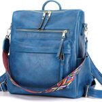 Proarch Stylish Suede Leather Anti Theft Women’S Fashion Backpack | Sling | Shoulder | Handbag | Ladies Purse | College Bag For Girls