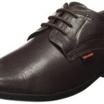 Red Chief Genuine Leather Formal Derby Shoes For Men | Elegant & Comfortable Office Wear | Black | Rc3496