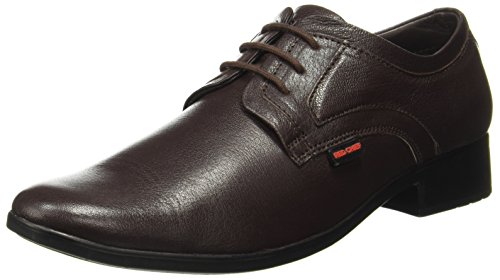 Red Chief Genuine Leather Formal Derby Shoes For Men | Elegant & Comfortable Office Wear | Black | Rc3496