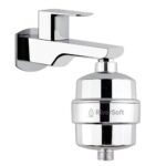 Riversoft Diva Pro Shower And Tap Filter For Hard Water | Water Softener For Bathroom | Reduces Hair Fall | 15-Stage Filter (Chrome, Pack Of 1)