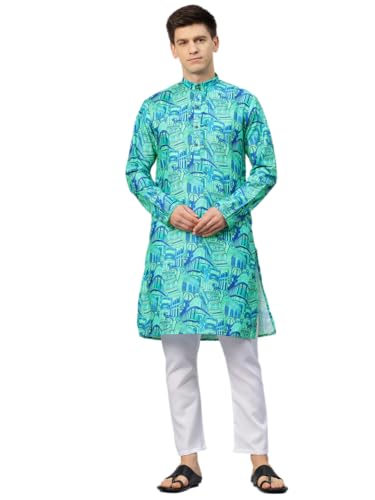 Luxrio Kurta With Pyjama Kurta Set For Men Long Regular Fit(Ktsetln-97-44)