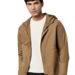 Qube By Fort Collins Cotton Men’S Parka Standard Length Coat (D1881Az_Khaki