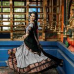 Pavitraa Sarees Solid Semi Stitched Lehenga Choli(White)