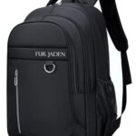 Fur Jaden 35L Travel Professional Backpack With 15.6 Inch Laptop Compartment I 3 Large Compartments I Organizer Pockets I For Men Women Boys Girls I School And College Bagpack (Black)
