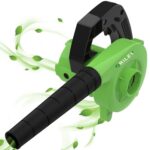 Oriley 500W Electric Air Blower Garden Leaf Dust Cleaner 13000 Rpm Suction 400Gms Airfoil Dirt Cleaning 170Km/H Airflow With Unbreakable Body & Glossy Finish For Snow (Green)