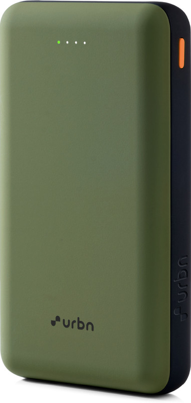Urbn 20000 Mah 35 W Ultra Compact Power Bank(Green, Lithium Polymer, Fast Charging For Mobile, Smartband, Smartwatch, Speaker, Tablet)