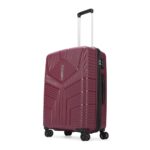 Aristocrat Medium Prime 66 Cm Polypropylene Hard-Sided 8 Spinner Check-In Trolley Bag With Combination Lock, 3 Years Warranty (Red)