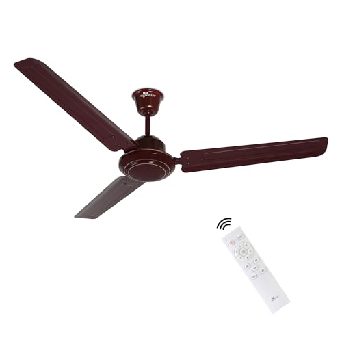 Rr Signature Morpheus 1200 Mm Bldc Ceiling Fan With Remote | 60% Energy Savings | Bee 5 Star Rated Energy Efficiency| 2 Year Warranty [Brown]