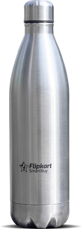 Flipkart Smartbuy Double Insulated Cola 1000 Ml Steel Flask(Pack Of 1, Grey, Silver)