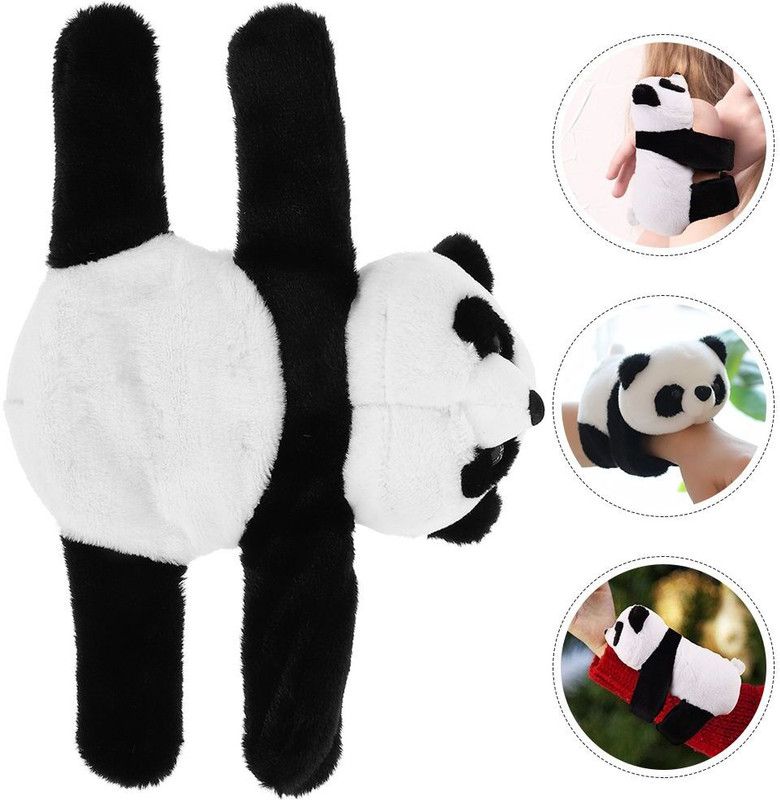 J K International Cute Panda Wrist Bands For Loved Ones – 15 Cm(Black, White)