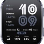 Amazfit Bip 6 1.97 Inch Amoled Gps , Bt Calling, 14-Day Battery, 140+ Sports Smartwatch(Blue Black Strap, Free Size)