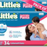 Little’S Comfy Baby Pants, Standard, Medium, 34 Count With 10 Hours Absorption Protection – M(68 Pieces)
