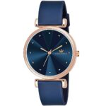 Crestello Blue Silicone Strap Analog Wrist Watch For Women (Blue Dial) | Cr-Ck137-Blue