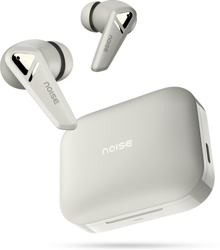 Noise Buds F1, 50H Playtime, Matte Finish Case, Quad Mic With Enc, In-Built Eq Modes Bluetooth(Calm Beige, True Wireless)