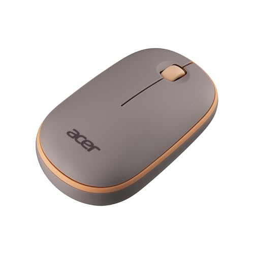 Acer Bubble Wireless Mouse Amr100 | 2.4Ghz Silent Click | 1600 Dpi | Ergonomic | Aa Battery | Win8/10/11 | Compact Lightweight Design | Color: Peach