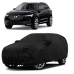 Sulfar 100% Water Resistant Car Body Cover Compatible With Mirror For Volvo Xc60 (Triple Stitched, Full Bottom Elastic, Black)