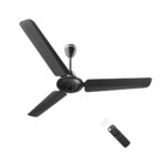 Atomberg Efficio Alpha 1200Mm Bldc Ceiling Fan With Remote Control | Bee 5 Star Rated Energy Efficient Ceiling Fan | High Air Delivery With Led Indicators | 2 Year Warranty (Gloss Black)