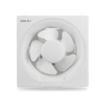 Bajaj Airout 150 Mm 4 Star Dom Exhaust Fan | Back Shutter | 100% Copper Motor | Auto Thermal Protector | Aerodynamaically Designed Blade【White】