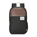 Aristocrat Lava 17 Inch Compatible Laptop Backpack 25L | Premium Durable Fabric | 2 Compartments With Side Bottle Pocket | Padded Backpanel | Office & Travel Backpack For Men & Women (Black)