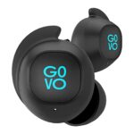 Govo Gobuds 920 Truly Wireless In Ear Earbuds With Mic, 30H Playtime, Fast Charging,Ipx5 Water Resistant, Dual Pairing, Noise Cancellation (Platinum Black)