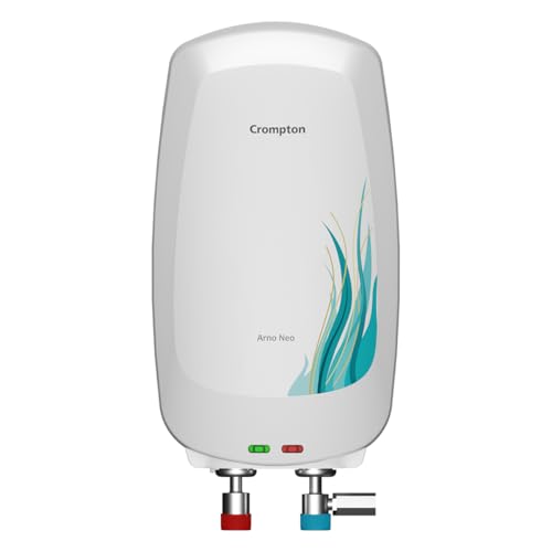 Crompton Arno Neo 5 Litres Instant Water Heater (Geyser) With 3 Level Advance Safety And Food Grade Technology|Rust Proof Body | 5 Years Tank Warranty | 2 Years Element Warranty