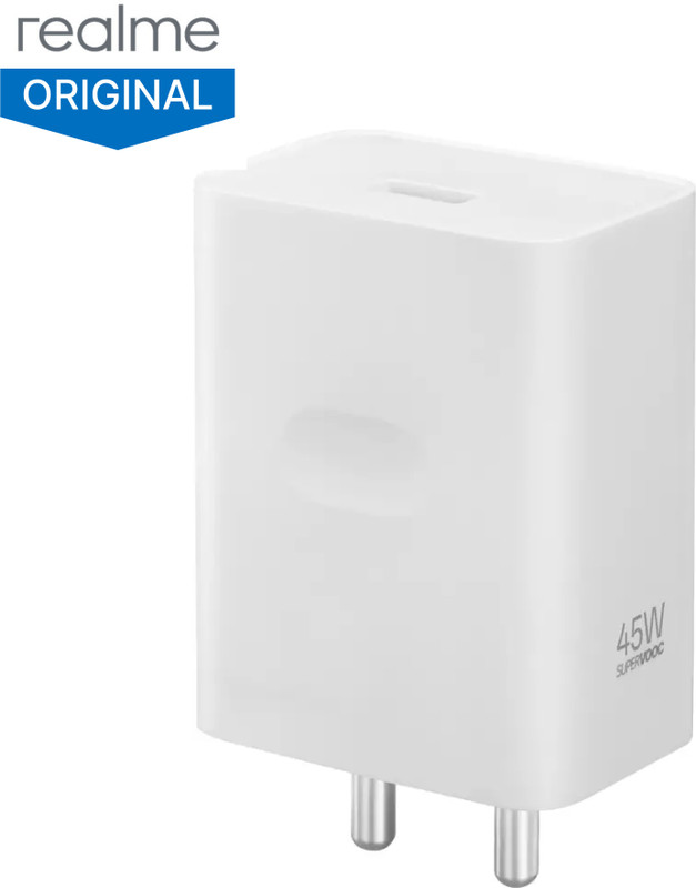Realme 45 W Supervooc 5 A Wall Charger For Mobile(White)