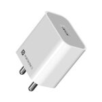 Portronics Adapto 12 2.4A 12W Fast Wall Charger For Iphone 11/Xs/Xs Max/Xr/X/8/7/6/Plus, Ipad Pro/Air 2/Mini 3/Mini 4, Samsung S4/S5, And More(White)