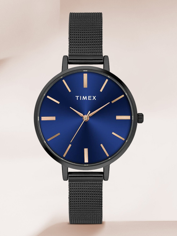 Timex Blue Dial Analog Watch – For Women