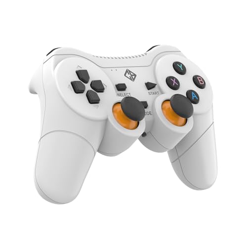 Cosmic Byte Nexus Wireless Controller For Pc | Dual Vibration, Sensitive Triggers, Fast Response | Powered By 2 Aaa Batteries (Not Included) (White)