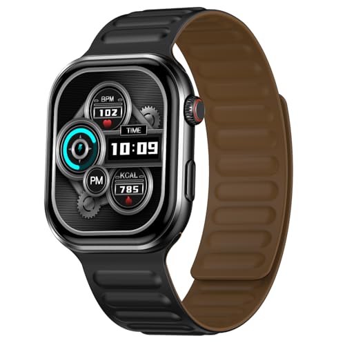 Fire-Boltt Brillia Pro Smart Watch 2.02″ Super Amoled Display With Bluetooth Calling, Spo₂ & Heart Rate Monitor, 120+ Sports Modes, Ip67 Waterproof Magnetic Smartwatch For Men & Women – Black