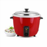 Greenchef Carlo Ace Single Pot Electric Rice Cooker(1.8 L, Red)