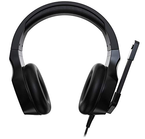 Acer Nhw820 Nitro Wired Gaming Over The Ear Headset | Ligtweight, Comfortable For Prolonged Gaming, Excellent Sound & Vocal Quality I Flexible 6” Boom And Omnidirectional Mic I 3.5 Mm Connectivity