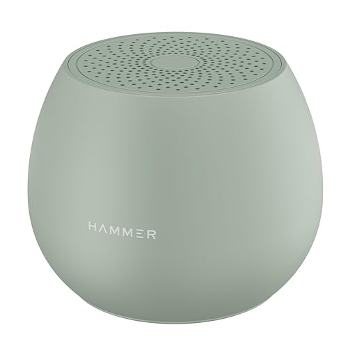 Hammer Drop 5W Bluetooth Wireless Speaker With Twin Pairing, 1200 Mah Battery, 100H Standby Time, Tws Function, Tf Card, Usb Slot, Auto-Pairing, In-Built Mic, Type-C Charging, 52Mm Driver (Green)