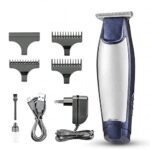 Veentus Trimmer Men For Private Parts | Rechargeable Beard Trimmer, Hair Cutting Machine, Mustache & Body Groomer, Corded & Cordless Full Body Trimmer For Man, Silver