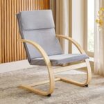 Home Centre Paulo Fabric Accent Chair – Grey