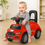 Little Olive Mini Car For Kids Upto 6Months – 2Years Rideons & Wagons Non Battery Operated Ride On(Red, Silver, Black)