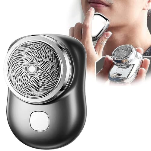 Mini Electric Shaver For Man, Portable Shaving Machine For Man, Pocket Size Clean Shave Trimmer For Men, Foil Shaver For Men, Type-C Fast Charging, Wet And Dry Use For Home (Multi, Medium)