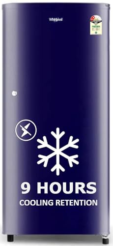 Whirlpool 184 L 2 Star Direct-Cool Single Door Refrigerator (205 Wde Cls 2S Sapphire Blue-Z, Blue,2023 Model)