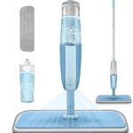 Spray Mop With Built-In Water Tank And Microfiber Pad For Floor Cleaning