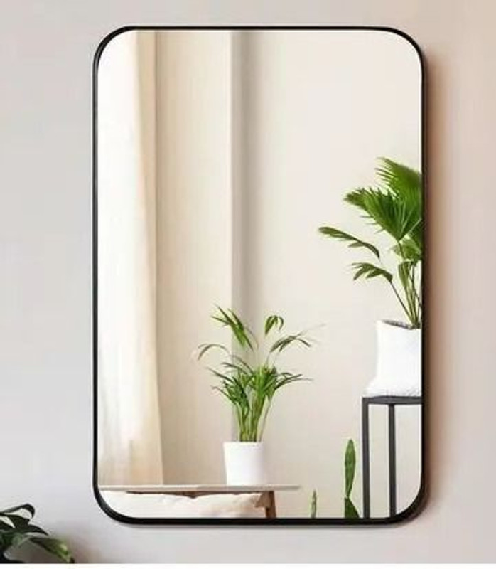 Luppra 12 × 18 In Frameless Wall Mirror Bathroom Mirror(Rectangle Finish : Polished)