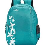 Skybags Casual Standard Backpack 28L, 2 Main Compartments, Bottle Pocket, Front Pocket, Padded Shoulder Straps | Sea Green | Brat