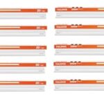 Halonix 20-Watt Led Batten/Tubelight | Streak Square 4-Ft Led Batten For Living Room & Bedroom | Cool Day Light, Pack Of 10