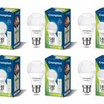 Crompton Dyna Ray Led Bulb | 9W | Cool Day Light | B22 Base | 180 Degree Coverage | 4Kv Surge Protection | 440V High Voltage Protection | Pack Of 6