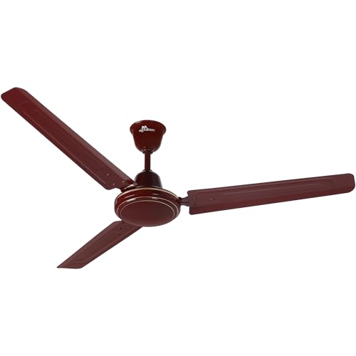 Rr Josh Eco Star-Rated Bee Certified Energy Efficient 52-Watt High Speed With 2 Year Warranty Energy Saving 1200 Mm Ceiling Fan (1 Star | Brown | Pack Of 1)