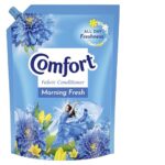 Comfort Morning Fresh Fabric Conditioner 2 L Refill Pack, After Wash Liquid Fabric Softener – For Softness, Shine & Long Lasting Freshness