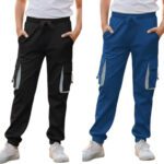 Shukriya Creation Track Pant For Boys(Black, Pack Of 1)