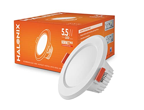 Halonix Kornet 5.5-Watt Led Downlighter (Warm White), Small